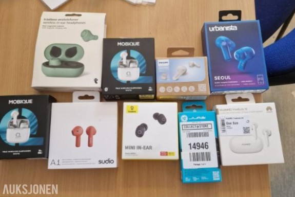 Trådløse ørepropper *Ingen minstepris* Urbanista Seoul Mobique Huawei Freebuds Se Baseus Mini in ear Sudio A1 Flying Tiger